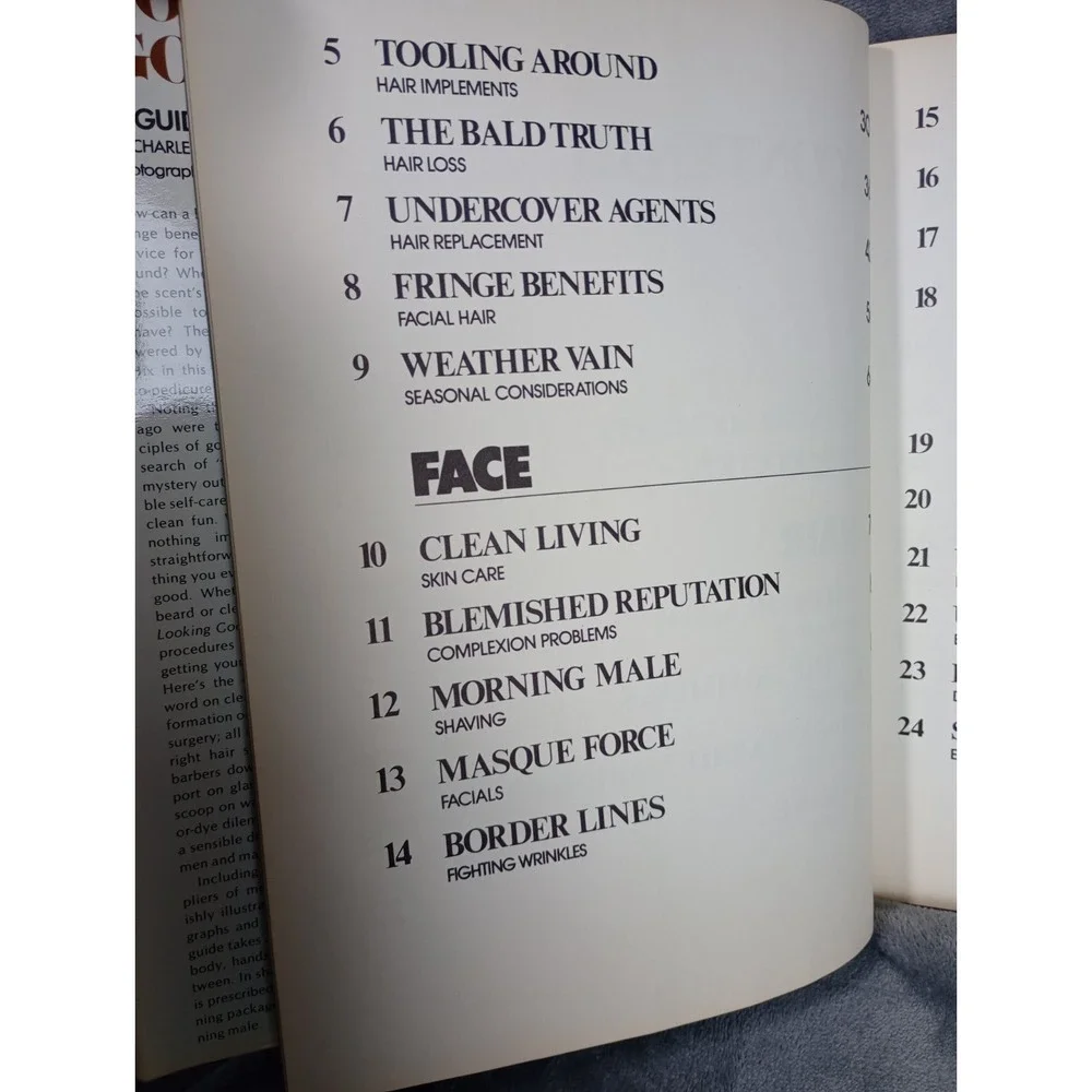 Looking Good : A Guide for Men by Charles‎ Hix (Hardcover) 1977 Bruce Weber